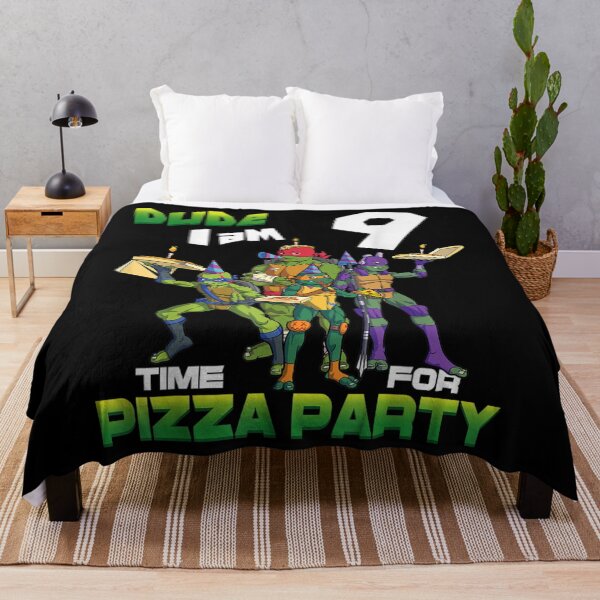 Item preview, Dude I am 9 Years Old Turtles Pizza Birthday Party designed and sold by AnnaNielsen47.