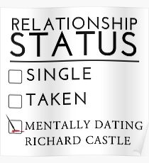 Mentally Dating Richard Castle Poster