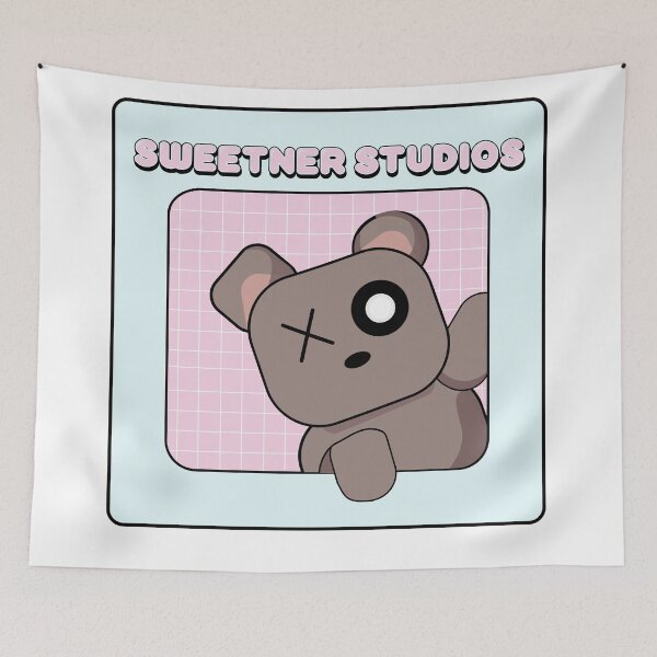 Item preview, Sweet bear logo with background designed and sold by GiftedBunnyStudios.