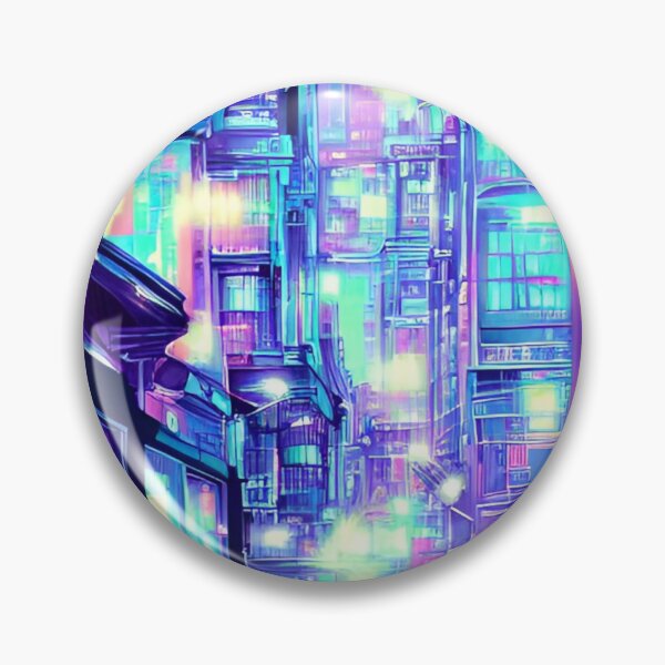 Item preview, Anime Urban City designed and sold by Art-of-AI.