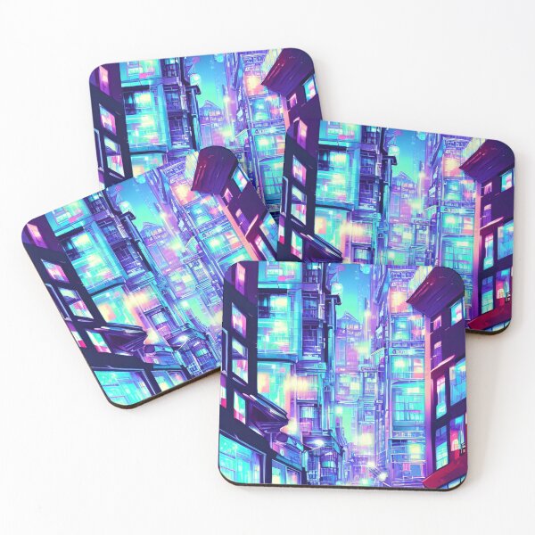 Item preview, Anime Urban City designed and sold by Art-of-AI.