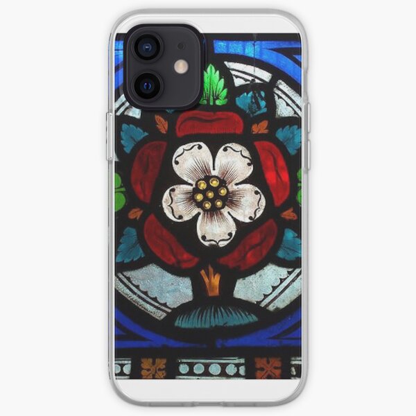 Tudor Rose Window iPhone Soft Case