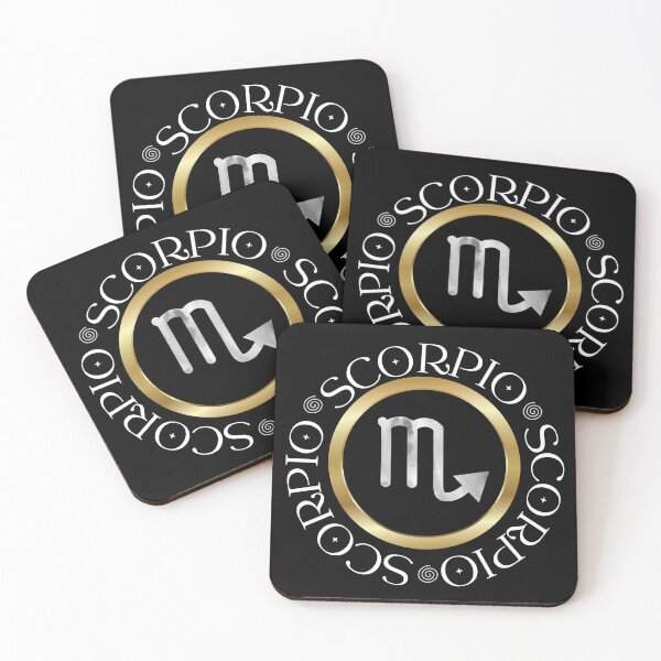 Item preview, Scorpio Symbol Text Circle designed and sold by Hellofriendco.