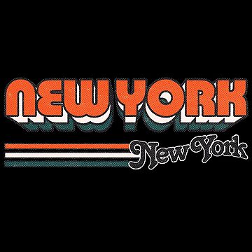 Artwork thumbnail, New York, NY | City Stripes by retroready
