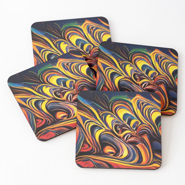 Item preview, Vibrant Life Abstract Digital Paintings designed and sold by ThinkFun! Design.