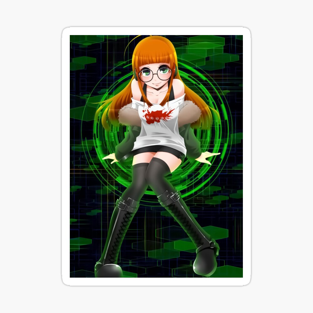 Futaba Sakura Navi Persona 5 Artwork For Fan