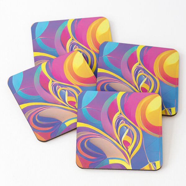 Item preview, Vibrant Life Abstract Digital Paintings designed and sold by ThinkFun! Design.