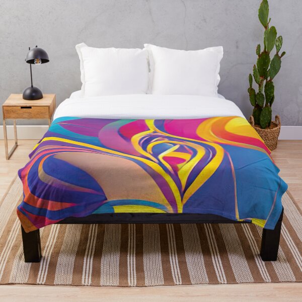 Item preview, Pinturas digitales abstractas de vida vibrante designed and sold by ThinkFun! Design.