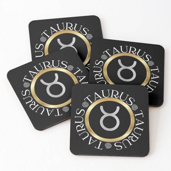 Item preview, Taurus Symbol Text Circle designed and sold by Hellofriendco.