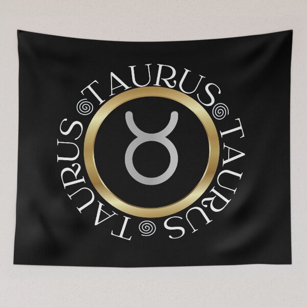 Item preview, Taurus Symbol Text Circle designed and sold by Hellofriendco.