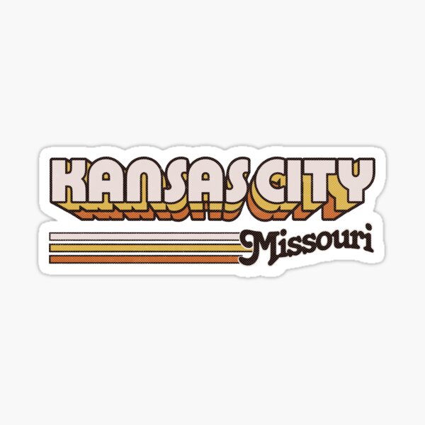 Vista previa del artículo con la obra «Kansas City, MO | Rayas de la ciudad», diseñado y vendido por retroready.