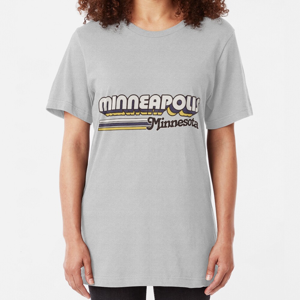 Minneapolis, MN | City Stripes Slim Fit T-Shirt