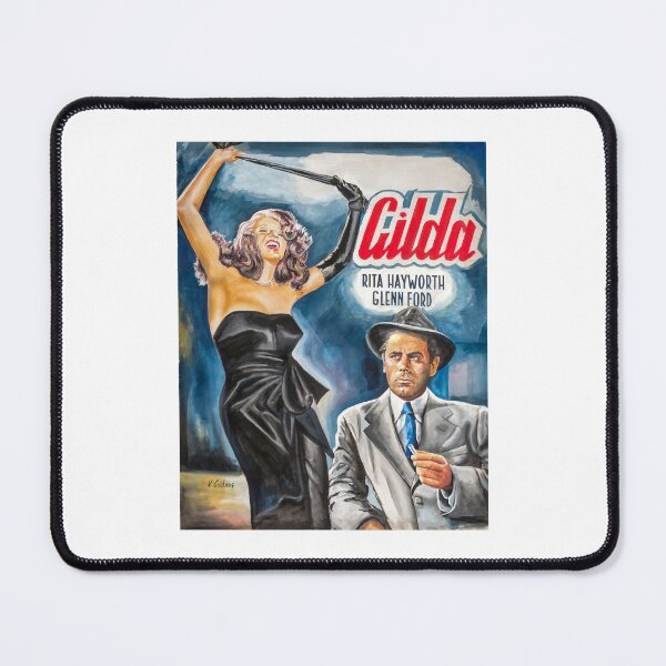 Item preview, People Call Me Gilda Rita Hayworth painting movie art poster  designed and sold by DorteRiedel.