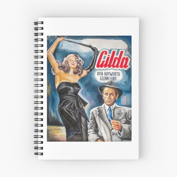 Item preview, People Call Me Gilda Rita Hayworth painting movie art poster  designed and sold by DorteRiedel.