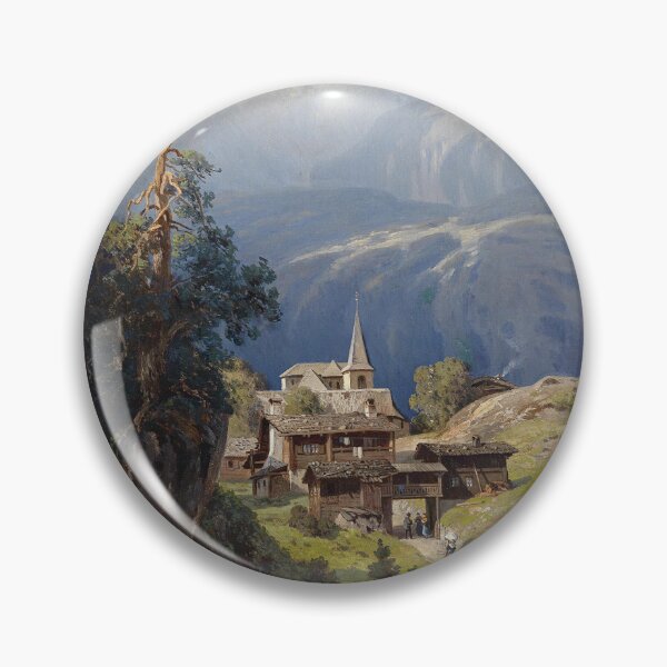Item preview, mountain village by Adolf Dorf designed and sold by ramazis.