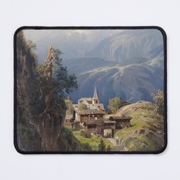 Item preview, mountain village by Adolf Dorf designed and sold by ramazis.