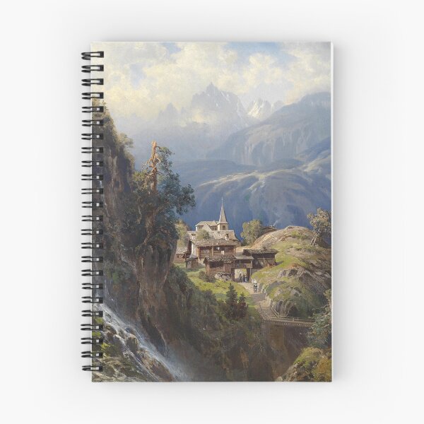 Item preview, mountain village by Adolf Dorf designed and sold by ramazis.