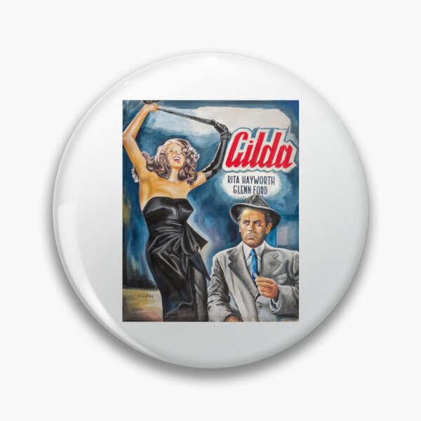 Item preview, People Call Me Gilda Rita Hayworth painting movie art poster  designed and sold by DorteRiedel.