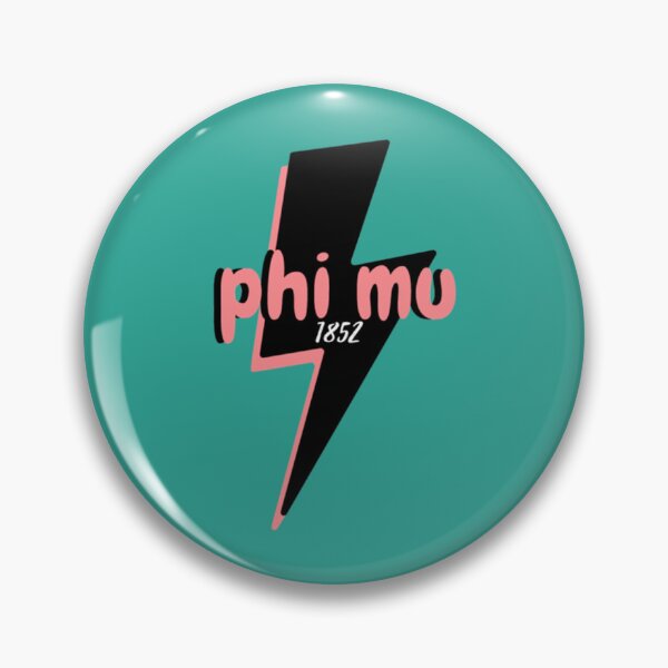 Item preview, Phi Mu Lightning Bolt   designed and sold by SundaysBestDe.