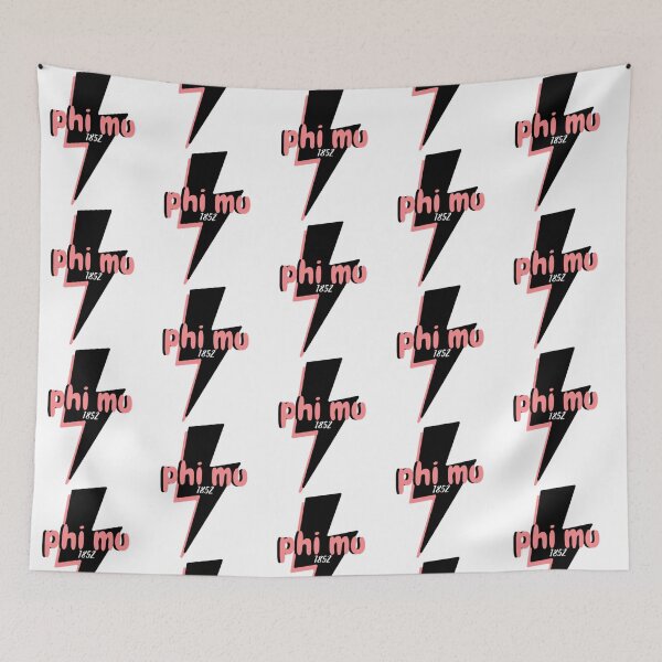 Item preview, Phi Mu Lightning Bolt   designed and sold by SundaysBestDe.