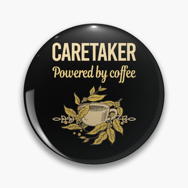Item preview, Powered By Coffee Caretaker designed and sold by cossinulsesj.