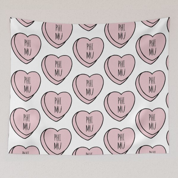 Item preview, Phi Mu Heart   designed and sold by SundaysBestDe.
