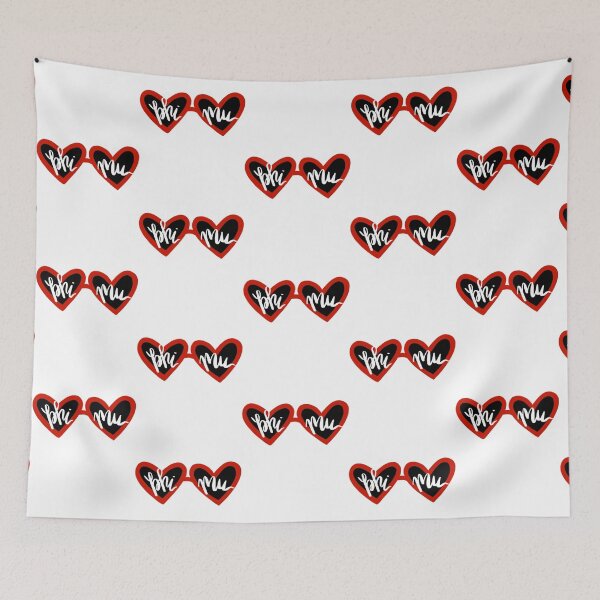 Item preview, Phi Mu Heart Sunnies   designed and sold by SundaysBestDe.