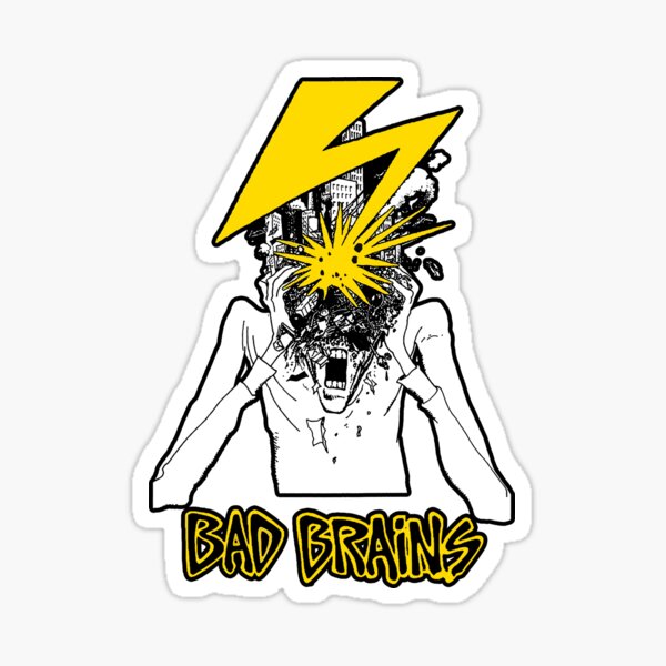 Bad Brains: Build a Nation Band Sticker, 4x4 -  Hong Kong