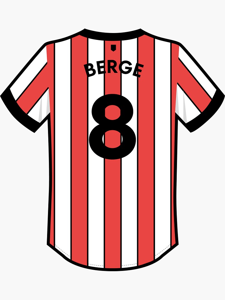 "Sheffield United Sander Berge Jersey" Sticker for Sale by spmdesigns Redbubble