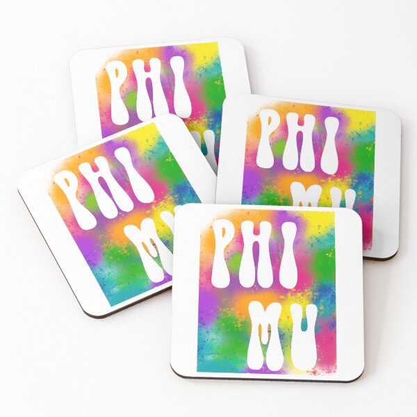 Item preview, Phi Mu MultiColored Splatter Paint   designed and sold by SundaysBestDe.