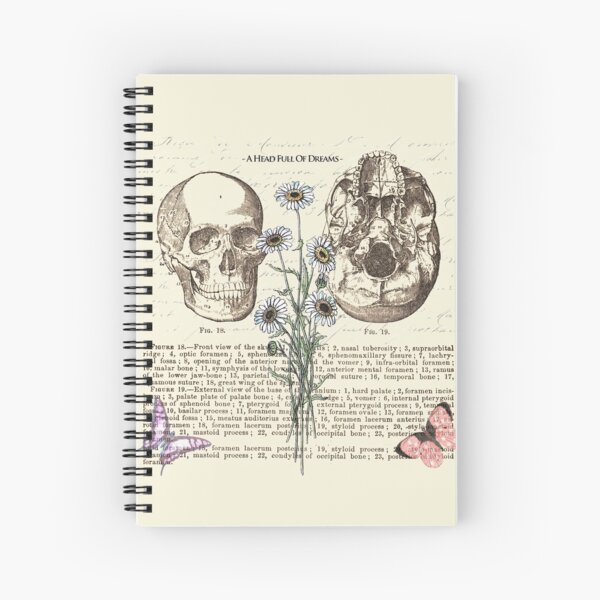A head full of dreams Spiral Notebook