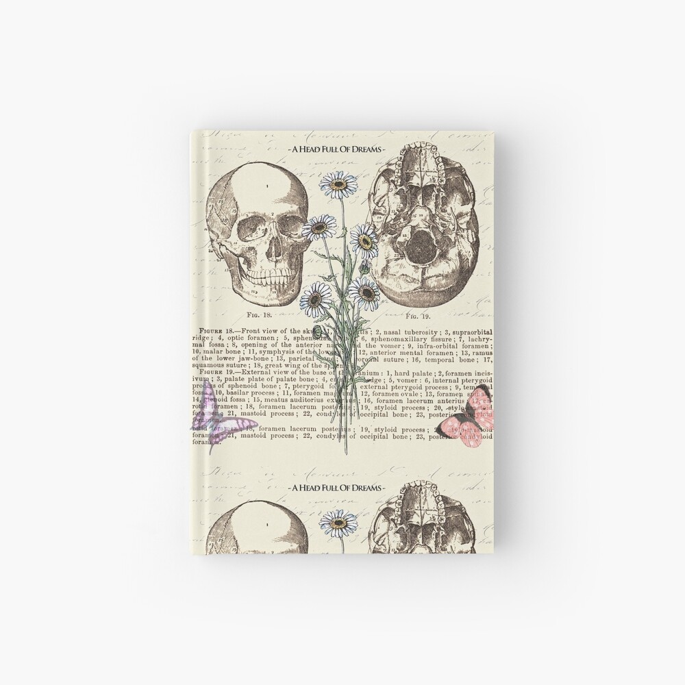 A head full of dreams Hardcover Journal
