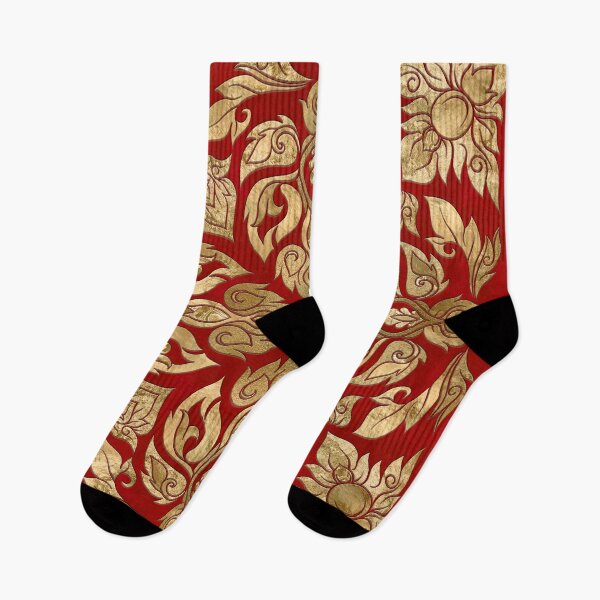 Item preview, Thai Ornament - Gold and Red designed and sold by k9printart.