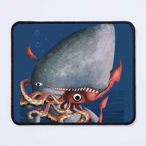 Item preview, Sperm Whale and Giant Squid designed and sold by Green Humour.