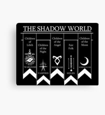 The shadow World - Shadowhunters Canvas Print