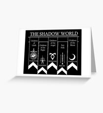 Tarjeta de felicitación The shadow World - Shadowhunters