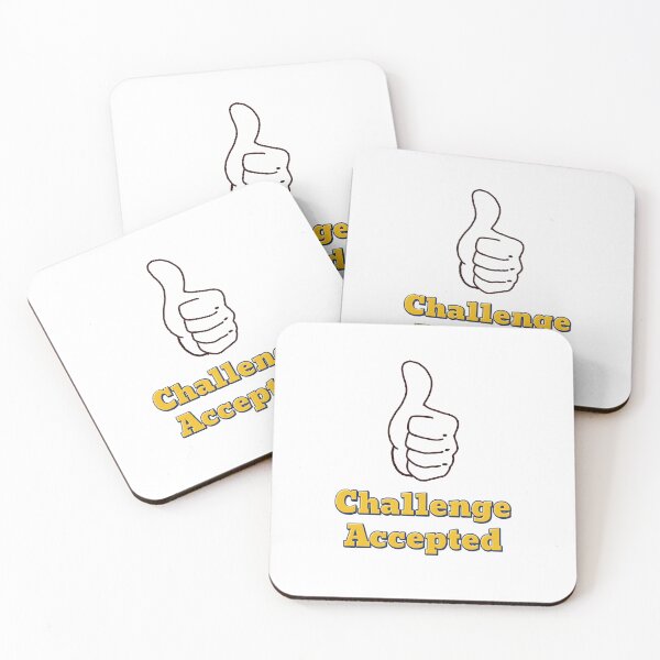 Item preview, Challenge Accepted designed and sold by retailmaster.