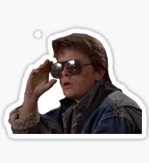 marty mcfly Sticker