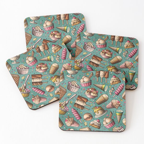 Item preview, ice cream pattern v1 designed and sold by cute--world.