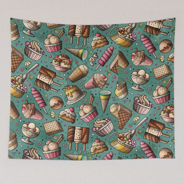 Item preview, ice cream pattern v1 designed and sold by cute--world.