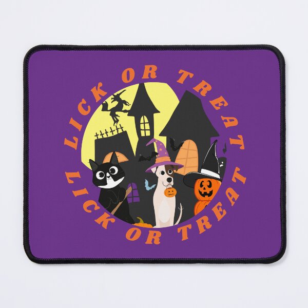 Item preview, Lick or treat , funny pet Halloween ,dog Halloween,cat Halloween,pumpkin  designed and sold by Tanuja  Sharma.