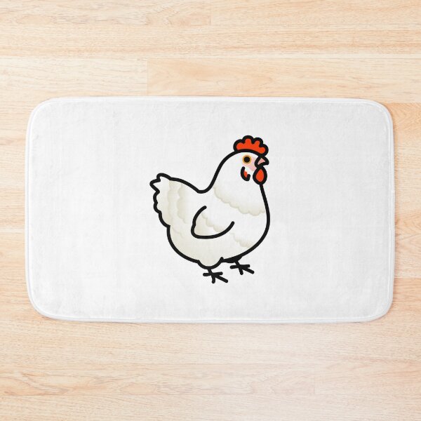 Item preview, Chubby White Chicken designed and sold by birdhism.