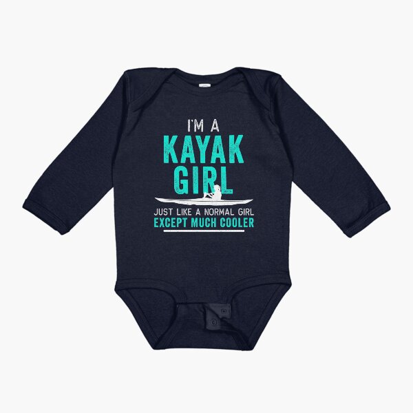 I'm A Kayak Girl Shirt Distressed Teal I'm A Kayak Girl Shirt Distressed Teal