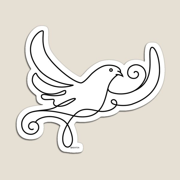 Dove Magnet
