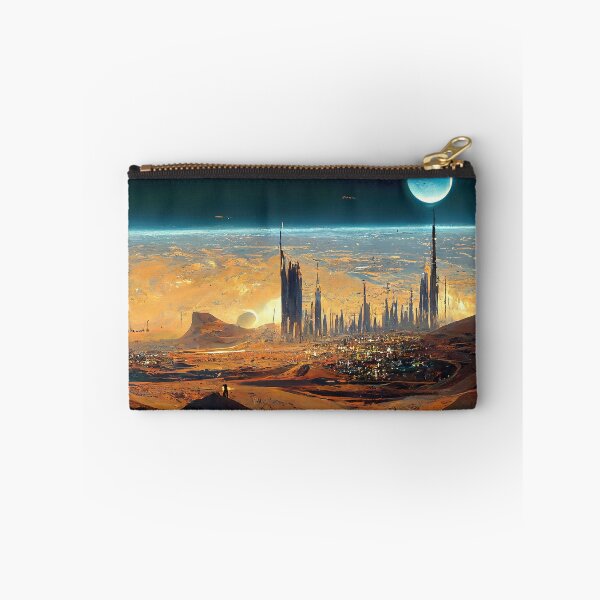 Item preview, Oasis at the Edge of Space Abstract AI Generated Art designed and sold by MeAI-Art.