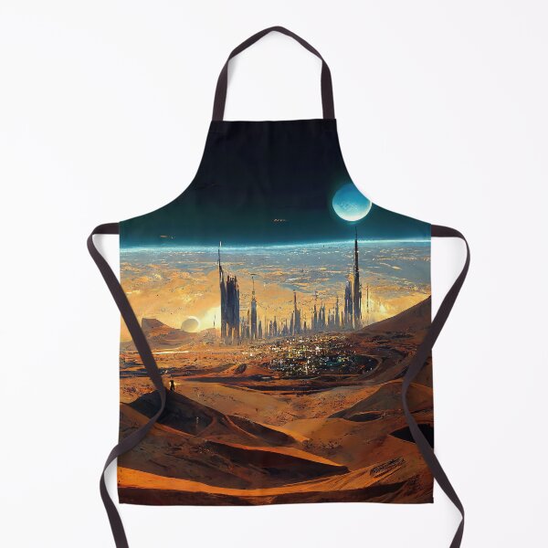 Item preview, Oasis at the Edge of Space Abstract AI Generated Art designed and sold by MeAI-Art.