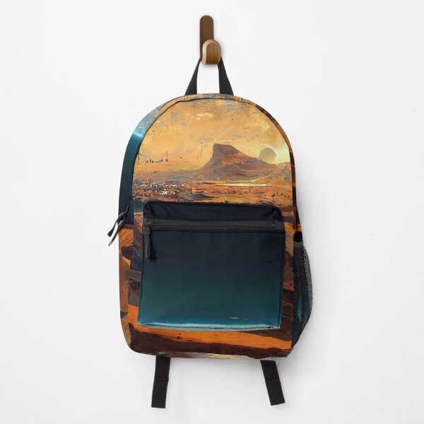 Item preview, Oasis at the Edge of Space Abstract AI Generated Art designed and sold by MeAI-Art.