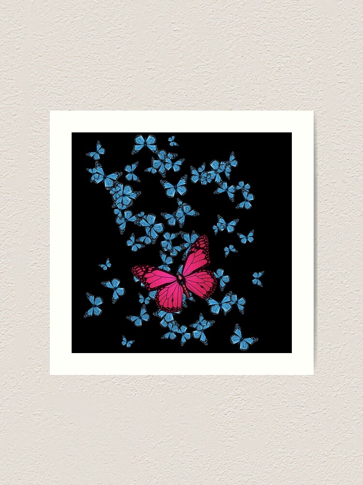 "Light Blue Butterfly" Art Print for Sale by NSNewStandard Redbubble