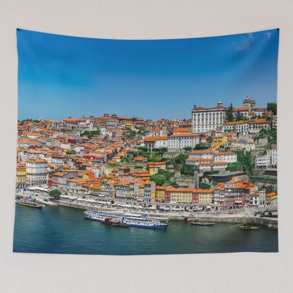 Item preview, Editorial: 6th June 2017: Porto, Portugal. Aerial panoramic view, sunny day designed and sold by Alexander Sorokopud.