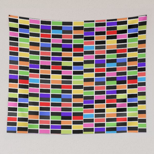 Item preview, Colorful blocks Graphic T-shirt designed and sold by MrArsalDesigns.